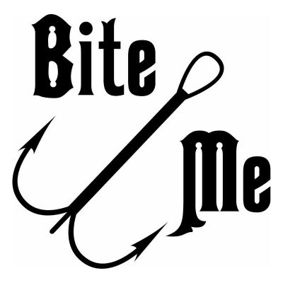 HoosierDecal Cool Fishing Vinyl Decal for Boat Car Window