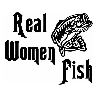 HoosierDecal Cool Fishing Vinyl Decal for Boat Car Window