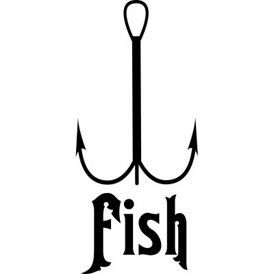HoosierDecal Cool Fishing Vinyl Decal for Boat Car Window