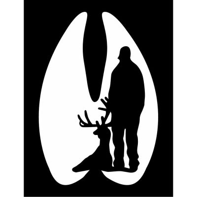 HoosierDecal Cool Hunting Vinyl Decal for Boat Car Window