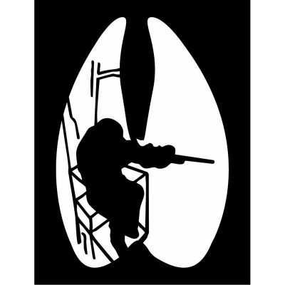 HoosierDecal Cool Hunting Vinyl Decal for Boat Car Window