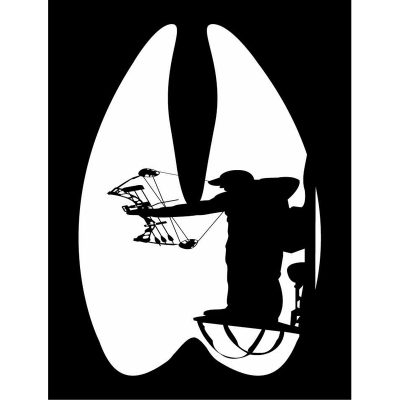 HoosierDecal Cool Hunting Vinyl Decal for Boat Car Window