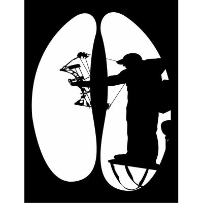 HoosierDecal Cool Hunting Vinyl Decal for Boat Car Window