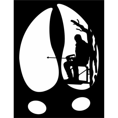 HoosierDecal Cool Hunting Vinyl Decal for Boat Car Window
