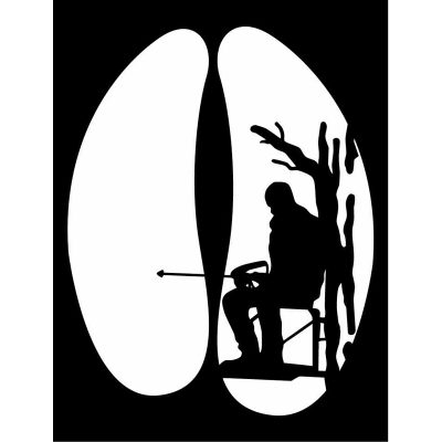 HoosierDecal Cool Hunting Vinyl Decal for Boat Car Window