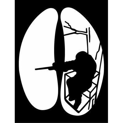 HoosierDecal Cool Hunting Vinyl Decal for Boat Car Window