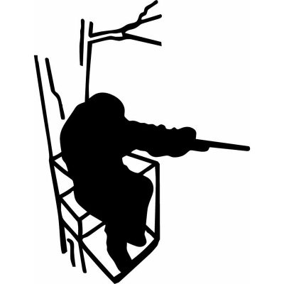 HoosierDecal Cool Hunting Vinyl Decal for Boat Car Window