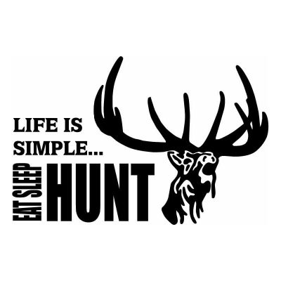 HoosierDecal Cool Hunting Vinyl Decal for Boat Car Window
