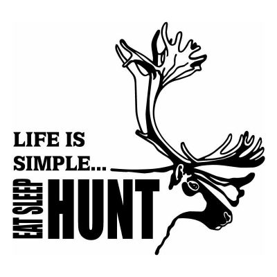 HoosierDecal Cool Hunting Vinyl Decal for Boat Car Window