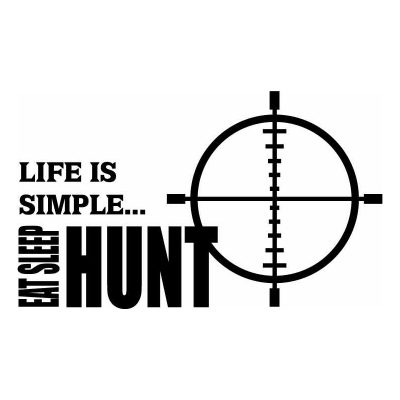 HoosierDecal Cool Hunting Vinyl Decal for Boat Car Window