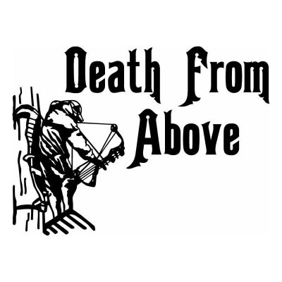HoosierDecal Cool Hunting Vinyl Decal for Boat Car Window