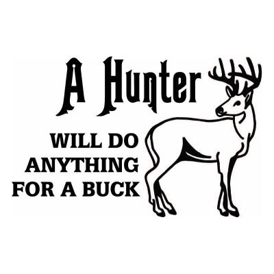 HoosierDecal Cool Hunting Vinyl Decal for Boat Car Window