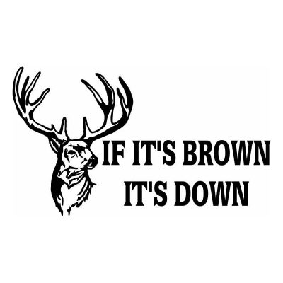 HoosierDecal Cool Hunting Vinyl Decal for Boat Car Window