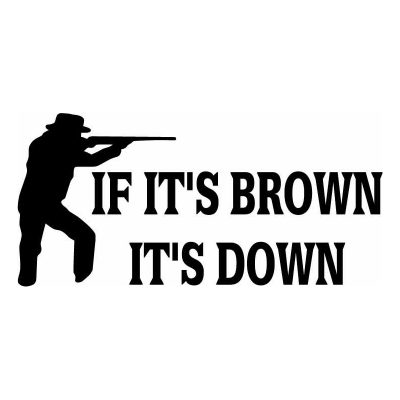 HoosierDecal Cool Hunting Vinyl Decal for Boat Car Window