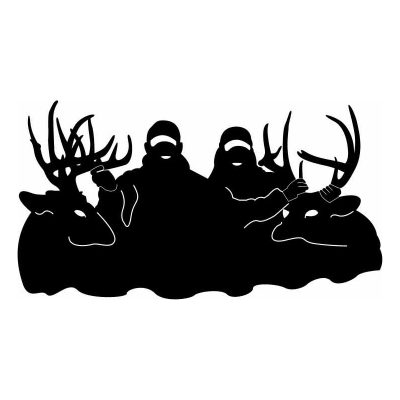 HoosierDecal Cool Hunting Vinyl Decal for Boat Car Window