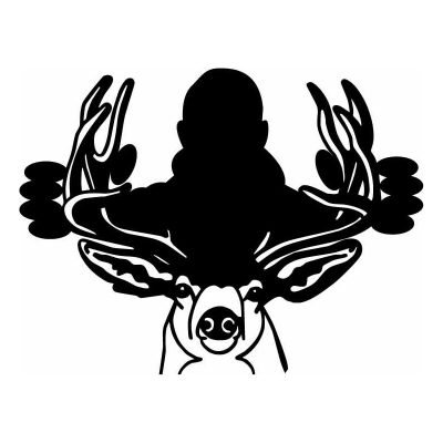 HoosierDecal Cool Hunting Vinyl Decal for Boat Car Window