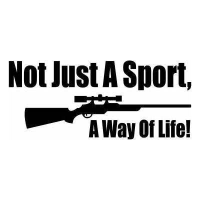 HoosierDecal Cool Hunting Vinyl Decal for Boat Car Window