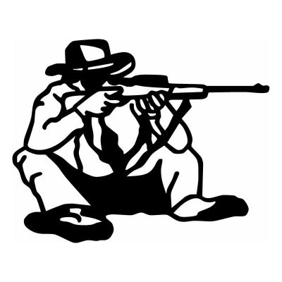 HoosierDecal Cool Hunting Vinyl Decal for Boat Car Window