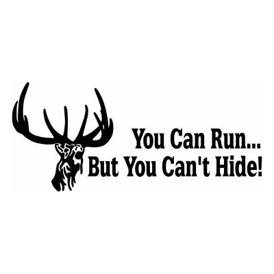 HoosierDecal Cool Hunting Vinyl Decal for Boat Car Window