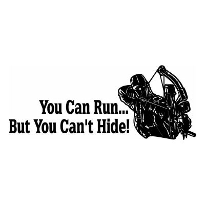 HoosierDecal Cool Hunting Vinyl Decal for Boat Car Window