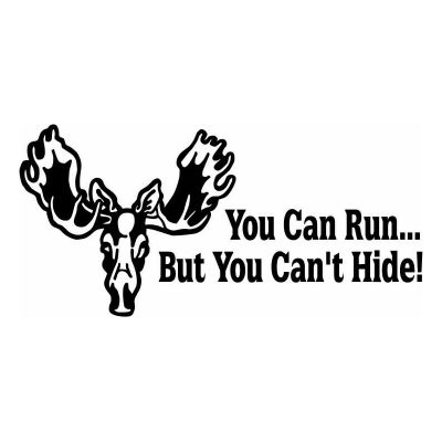 HoosierDecal Cool Hunting Vinyl Decal for Boat Car Window
