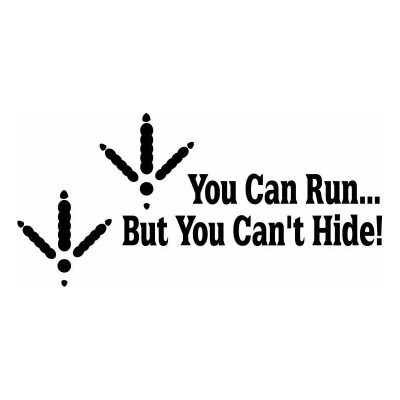 HoosierDecal Cool Hunting Vinyl Decal for Boat Car Window