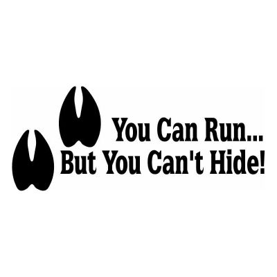 HoosierDecal Cool Hunting Vinyl Decal for Boat Car Window