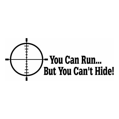 HoosierDecal Cool Hunting Vinyl Decal for Boat Car Window