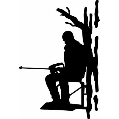 HoosierDecal Cool Hunting Vinyl Decal for Boat Car Window