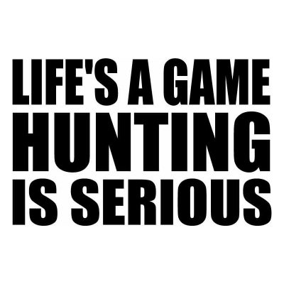 HoosierDecal Cool Hunting Vinyl Decal for Boat Car Window