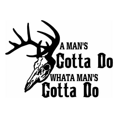 HoosierDecal Cool Hunting Vinyl Decal for Boat Car Window