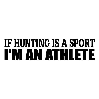 HoosierDecal Cool Hunting Vinyl Decal for Boat Car Window