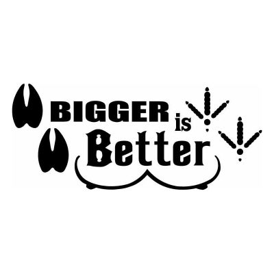 HoosierDecal Cool Hunting Vinyl Decal for Boat Car Window