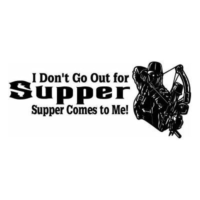 HoosierDecal Cool Hunting Vinyl Decal for Boat Car Window