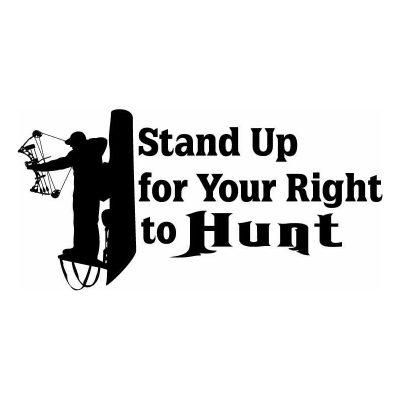 HoosierDecal Cool Hunting Vinyl Decal for Boat Car Window