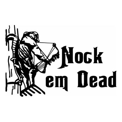 HoosierDecal Cool Hunting Vinyl Decal for Boat Car Window