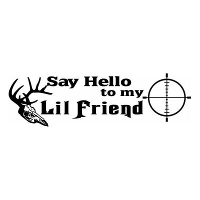 HoosierDecal Cool Hunting Vinyl Decal for Boat Car Window