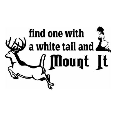 HoosierDecal Cool Hunting Vinyl Decal for Boat Car Window