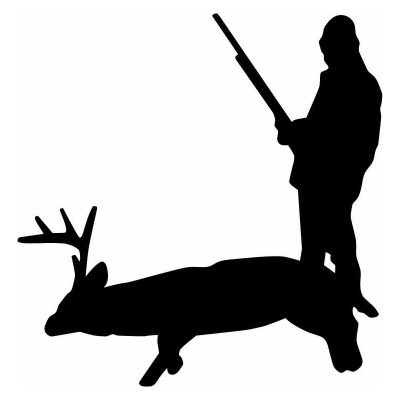 HoosierDecal Cool Hunting Vinyl Decal for Boat Car Window