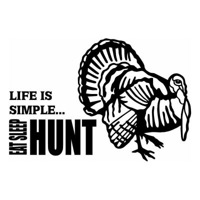 HoosierDecal Cool Hunting Vinyl Decal for Boat Car Window