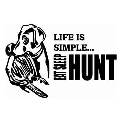 HoosierDecal Cool Hunting Vinyl Decal for Boat Car Window