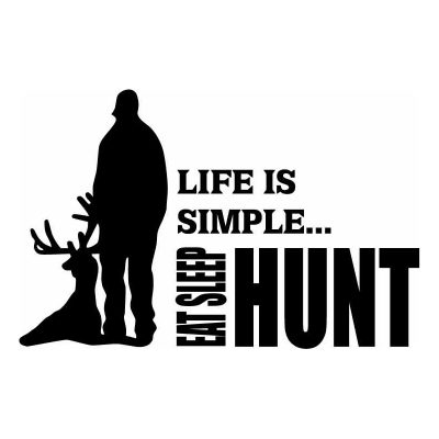HoosierDecal Cool Hunting Vinyl Decal for Boat Car Window