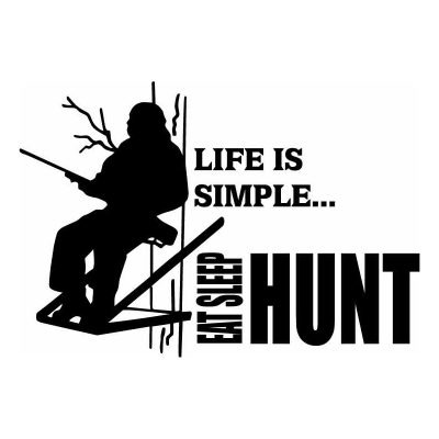 HoosierDecal Cool Hunting Vinyl Decal for Boat Car Window