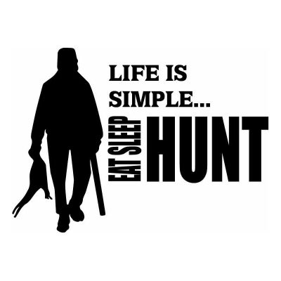HoosierDecal Cool Hunting Vinyl Decal for Boat Car Window