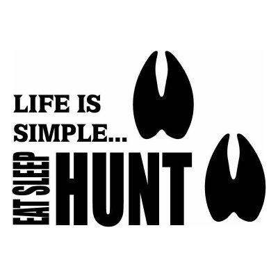 HoosierDecal Cool Hunting Vinyl Decal for Boat Car Window