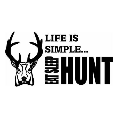 HoosierDecal Cool Hunting Vinyl Decal for Boat Car Window