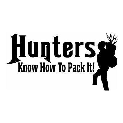 HoosierDecal Cool Hunting Vinyl Decal for Boat Car Window