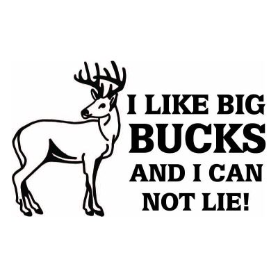 HoosierDecal Cool Hunting Vinyl Decal for Boat Car Window