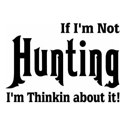 HoosierDecal Cool Hunting Vinyl Decal for Boat Car Window
