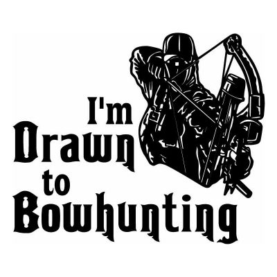 HoosierDecal Cool Hunting Vinyl Decal for Boat Car Window